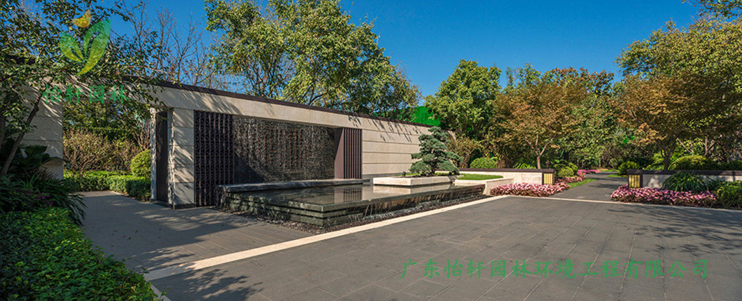 萬(wàn)科觀(guān)承別墅園林綠化工程實(shí)景圖